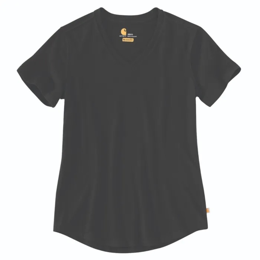 Carhartt 104406 - Women's Short Sleeve V-Neck T-Shirt Black XL